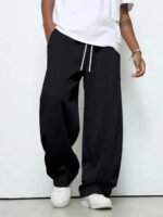 ⁦بنطلون وايد ليج قطن⁩ - الصورة ⁦3⁩