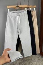 ⁦بنطلون وايد ليج قطن⁩ - الصورة ⁦4⁩