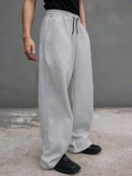 ⁦بنطلون وايد ليج قطن⁩ - الصورة ⁦2⁩