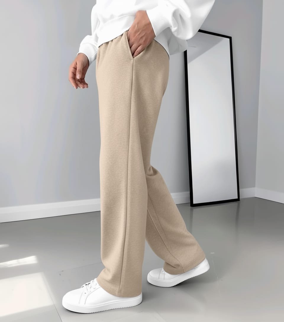 DiL6VxlpEQxPdDoiBXqGfgaQCxmHj59CJoP4sGJ4 بنطلون وايد ليج قطن - الصورة 1